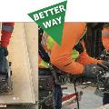 Not the way (left): I know this job like the back of my hand. Better way (right). - Photos by Marisa "Reese" Fortin, Orange County Chapter